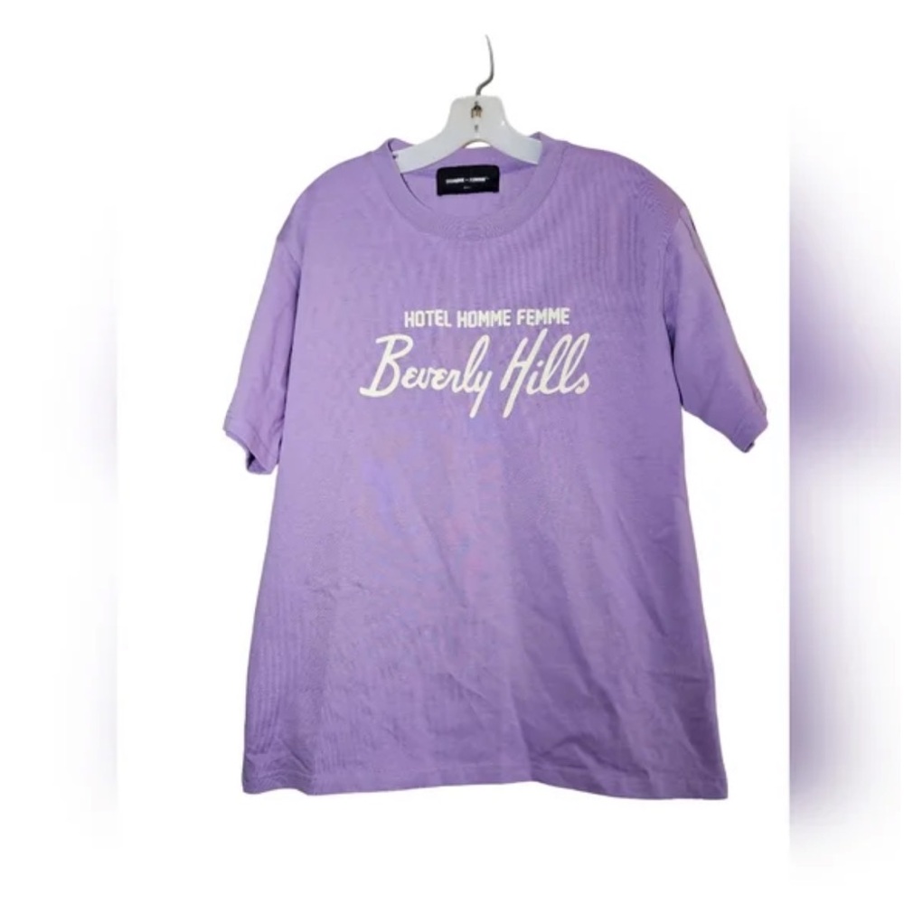 Purple Hotel Homme & Femme Beverly Hill Graphic T-Shirt